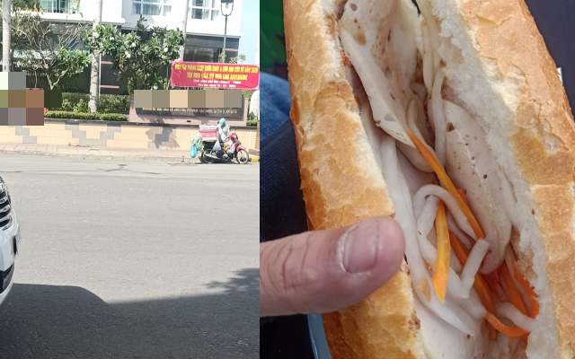 Mua bánh mì giá &quot;cắt cổ&quot; ở &quot;khu người giàu&quot;, anh tài xế xe ôm công nghệ sốc nhẹ, cả ngày chỉ cầm chứ không dám ăn 