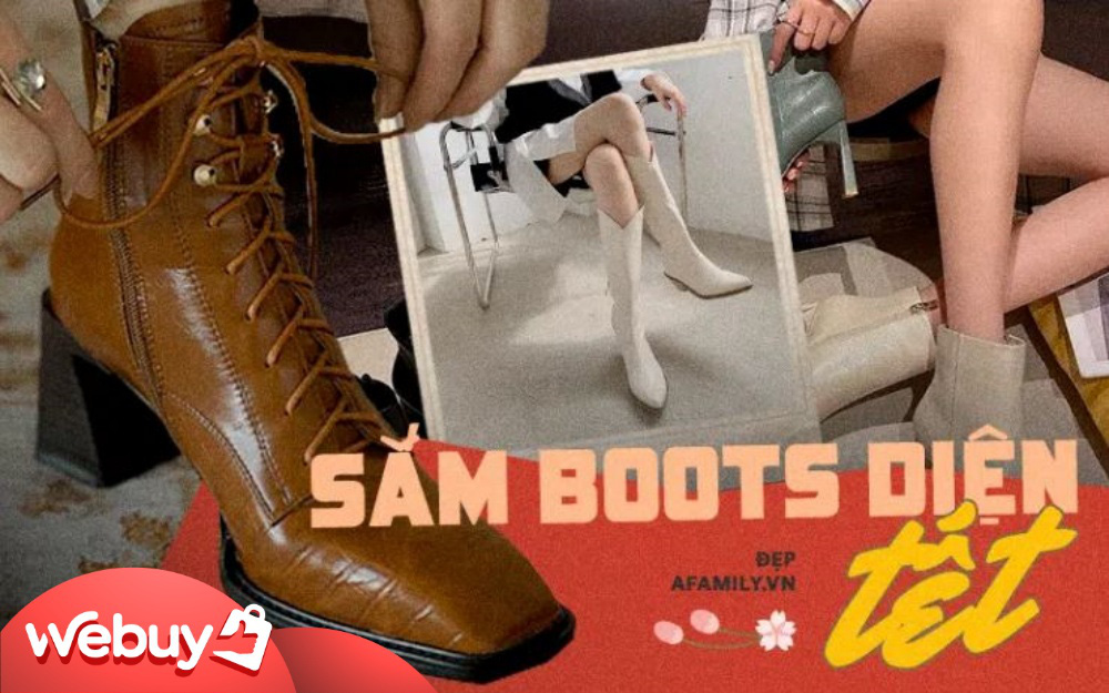 Bắt trend 3 kiểu boots sang chảnh nhất năm 2021 với loạt gợi ý &quot;sắm boots diện Tết&quot; giá từ 400k 