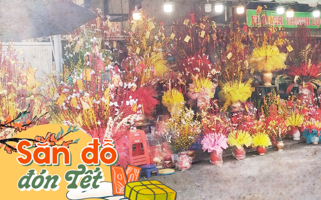 Chùm ảnh: Rộn ràng không khí Tết ở chợ hoa Hồ Thị Kỷ - “tiểu Đà Lạt” giữa lòng Sài Gòn