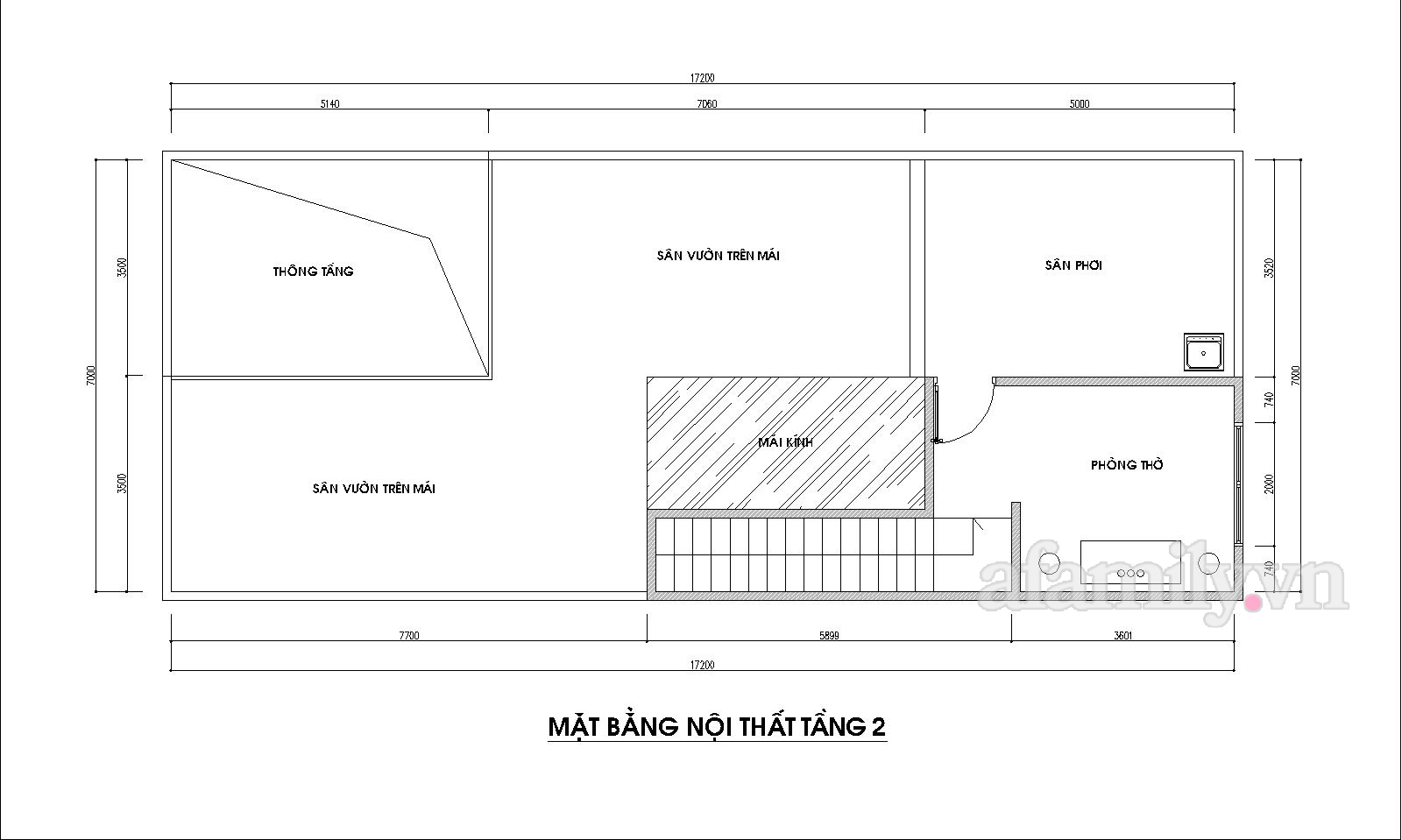 Kiến trúc sư tư vấn thiết kế nhà ống 6.7x17.2m với chi phí 290 triệu đồng - Ảnh 4.