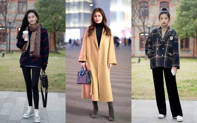 Street style Châu Á: Hội chị em bất chấp thời tiết rét buốt vẫn ăn diện lồng lộn chẳng thiếu màu sắc nào