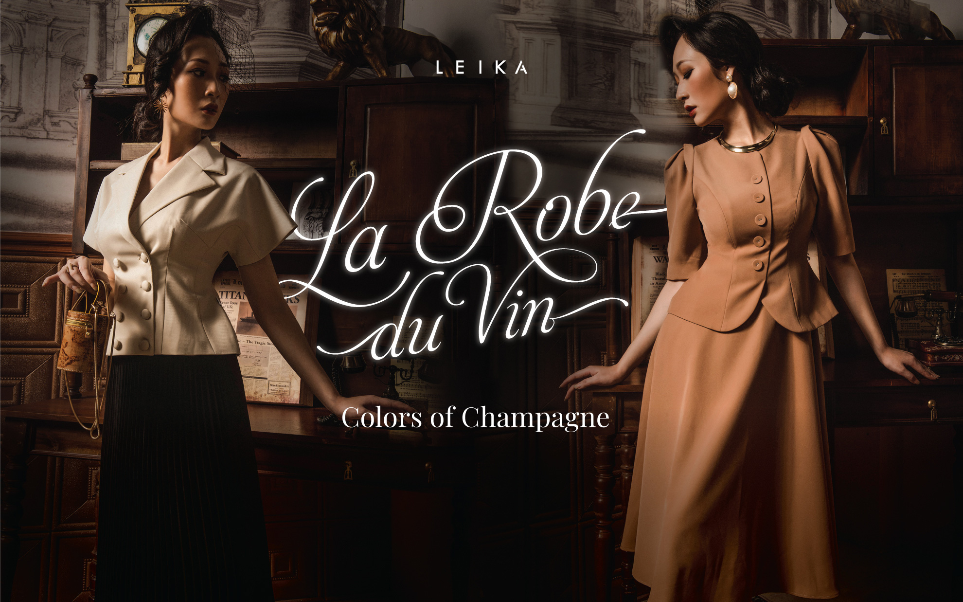 Ngược dòng thời gian về thập niên 60s với BST “La Robe du Vin” của Leika