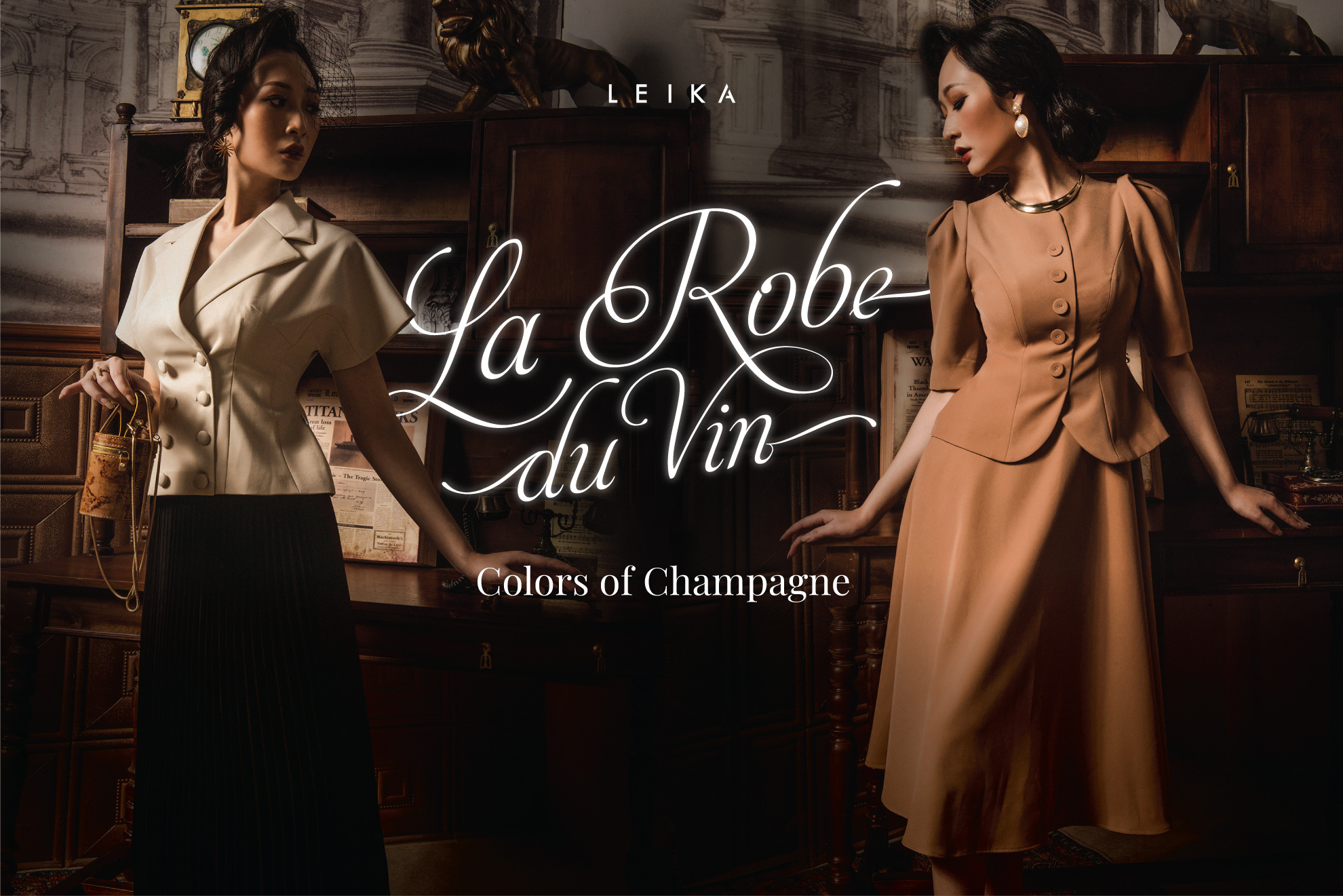 Ngược dòng thời gian về thập niên 60s với BST “La Robe du Vin”của Leika - Ảnh 1.