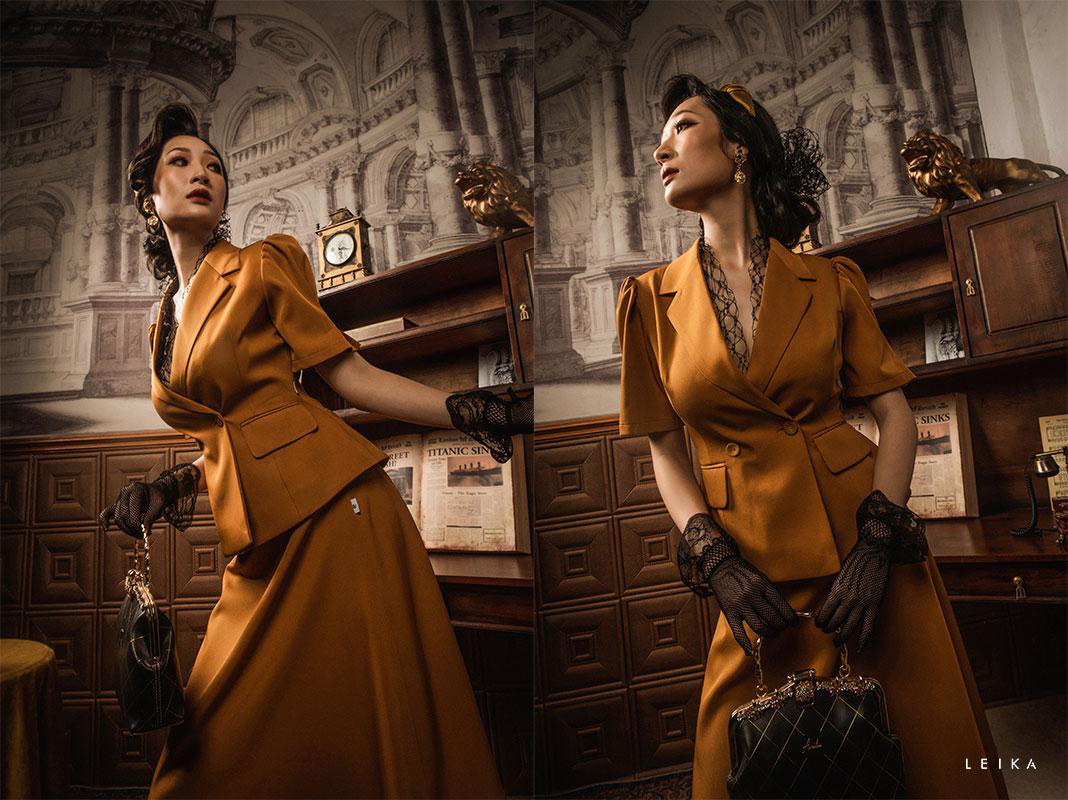 Ngược dòng thời gian về thập niên 60s với BST “La Robe du Vin”của Leika - Ảnh 2.