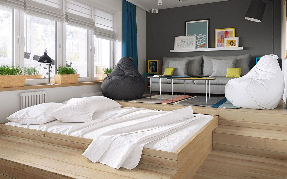 Nhà nhỏ đến đâu thì bạn cũng có thể thiết kế được phòng ngủ đẹp