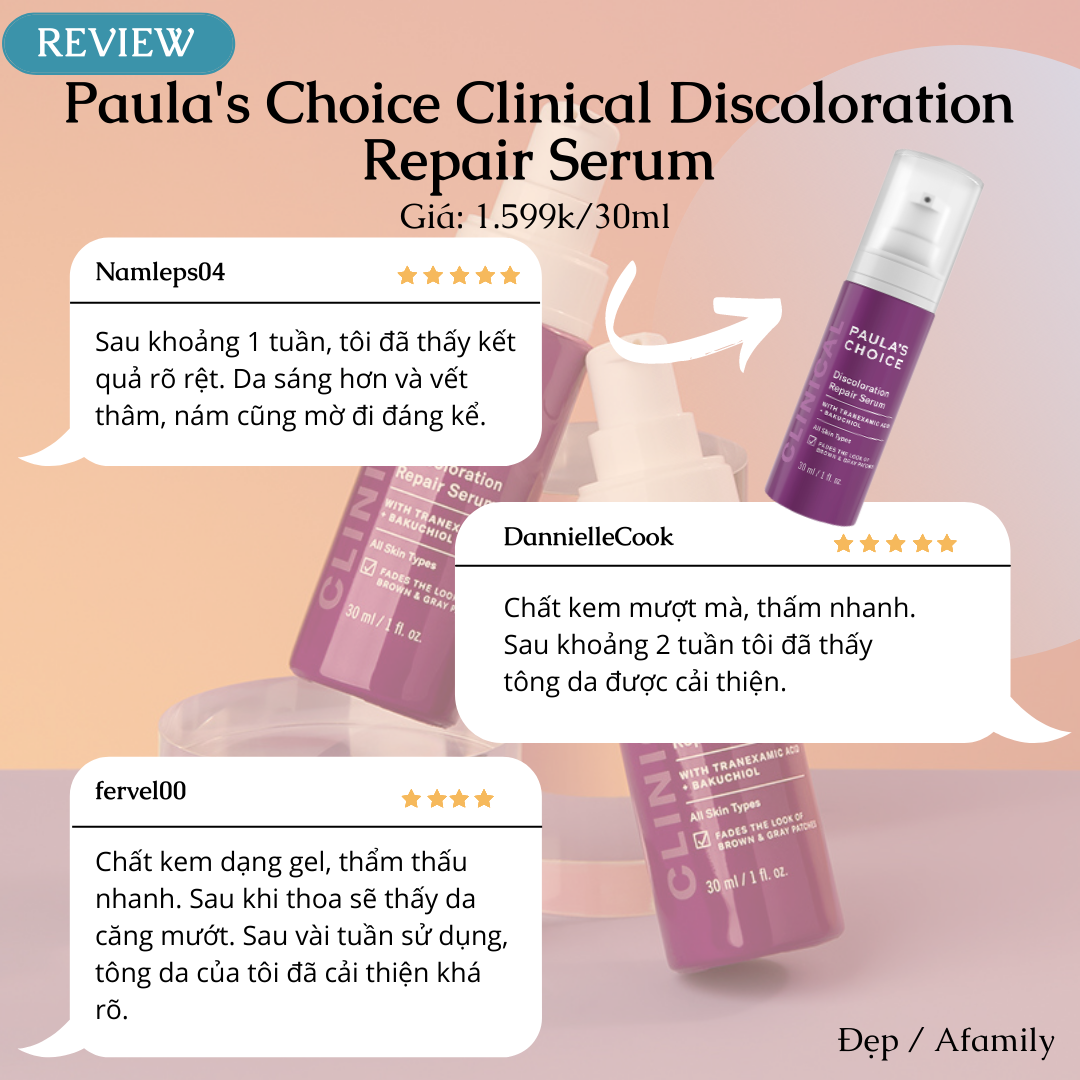 Review serum mờ thâm nám Paula's Choice: Dịu nhẹ, mờ thâm sau 2 tuần nhưng có 1 điều cần cân nhắc - Ảnh 6.
