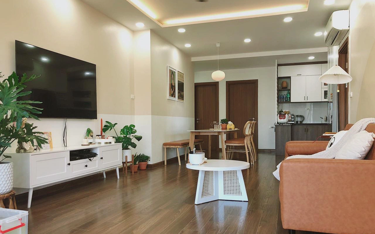 Căn hộ 72m² ấm áp đón mùa đông ở Thanh Xuân, Hà Nội với tổng chi phí 138 triệu đồng