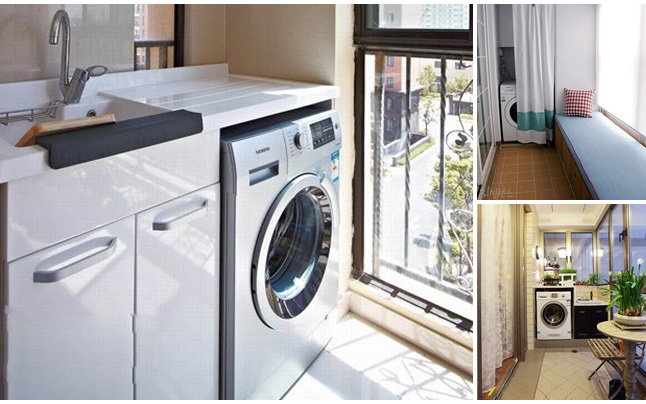 Đặt máy giặt ở ban công: Giải pháp cho nhà chung cư có diện tích nhỏ