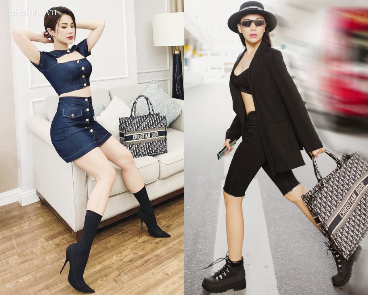 So kè Diệp Lâm Anh và Quỳnh Thư khi đụng hàng: Đẳng cấp sang chảnh khác "một trời một vực" - Ảnh 3.