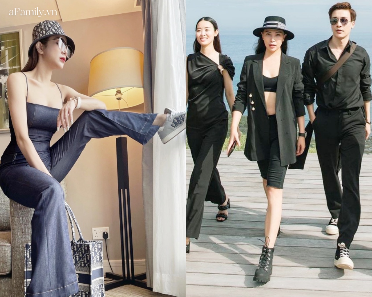 So kè Diệp Lâm Anh và Quỳnh Thư khi đụng hàng: Đẳng cấp sang chảnh khác "một trời một vực" - Ảnh 2.