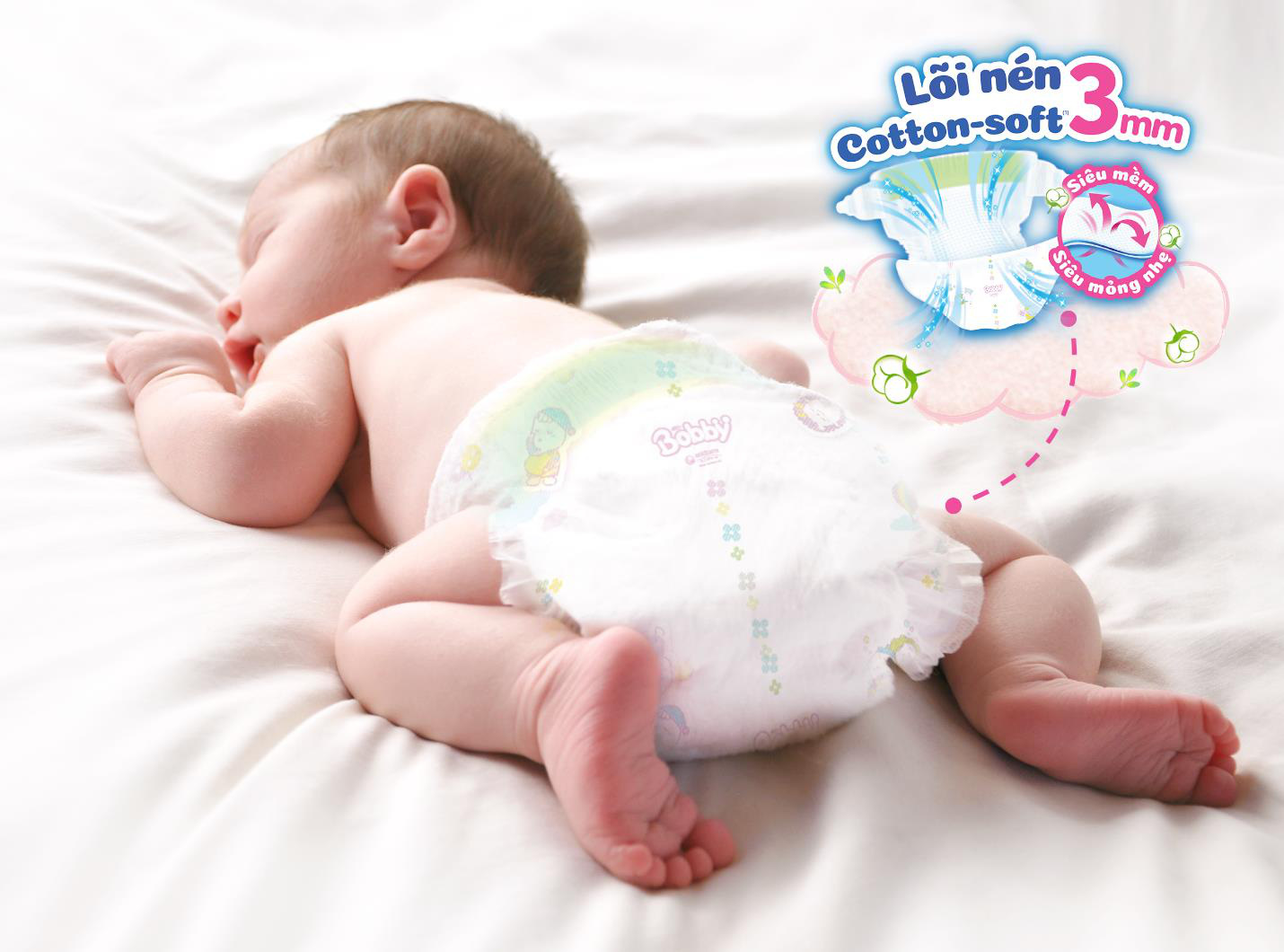 Những cải tiến làm nên Cuộc cách mạng mỏng mềm cho tã dán sơ sinh Bobby Lõi nén Cotton-soft 3mm - Ảnh 3.