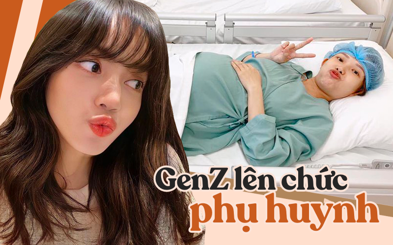 Khi genZ “lên chức” phụ huynh: Chill từ lúc bầu đến lúc đi đẻ, gì chứ riêng khoản “chế meme con” thì vô địch thiên hạ!