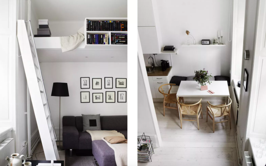 9 thiết kế siêu thú vị và tiện ích để bố trí gác xép cho căn hộ nhỏ