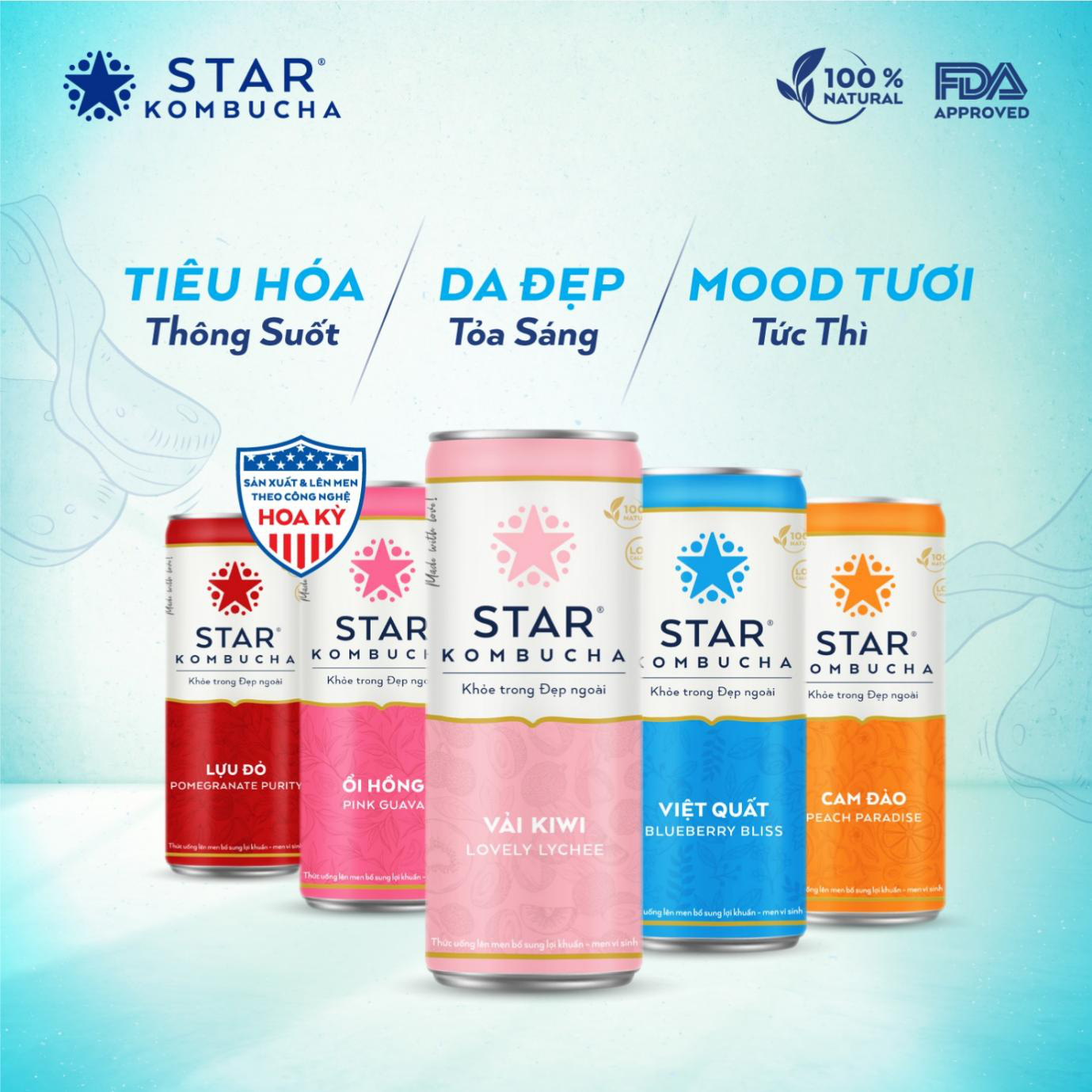 Star Kombucha - trà Kombucha tiên phong của Việt Nam được chứng nhận chất lượng bởiFDA Hoa Kỳ - Ảnh 1.