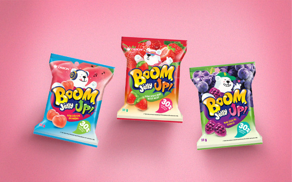 Kẹo dẻo “Boom” chiết xuất từ nước trái cây thật khiến thị trường chú ý