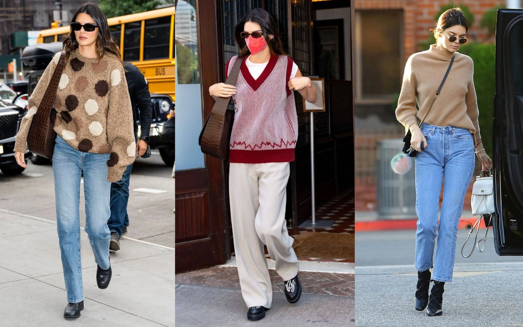 Có một Kendall Jenner rất khác khi diện áo len: Kín đáo, nhu mì mà vẫn sành điệu đúng chất IT Girl