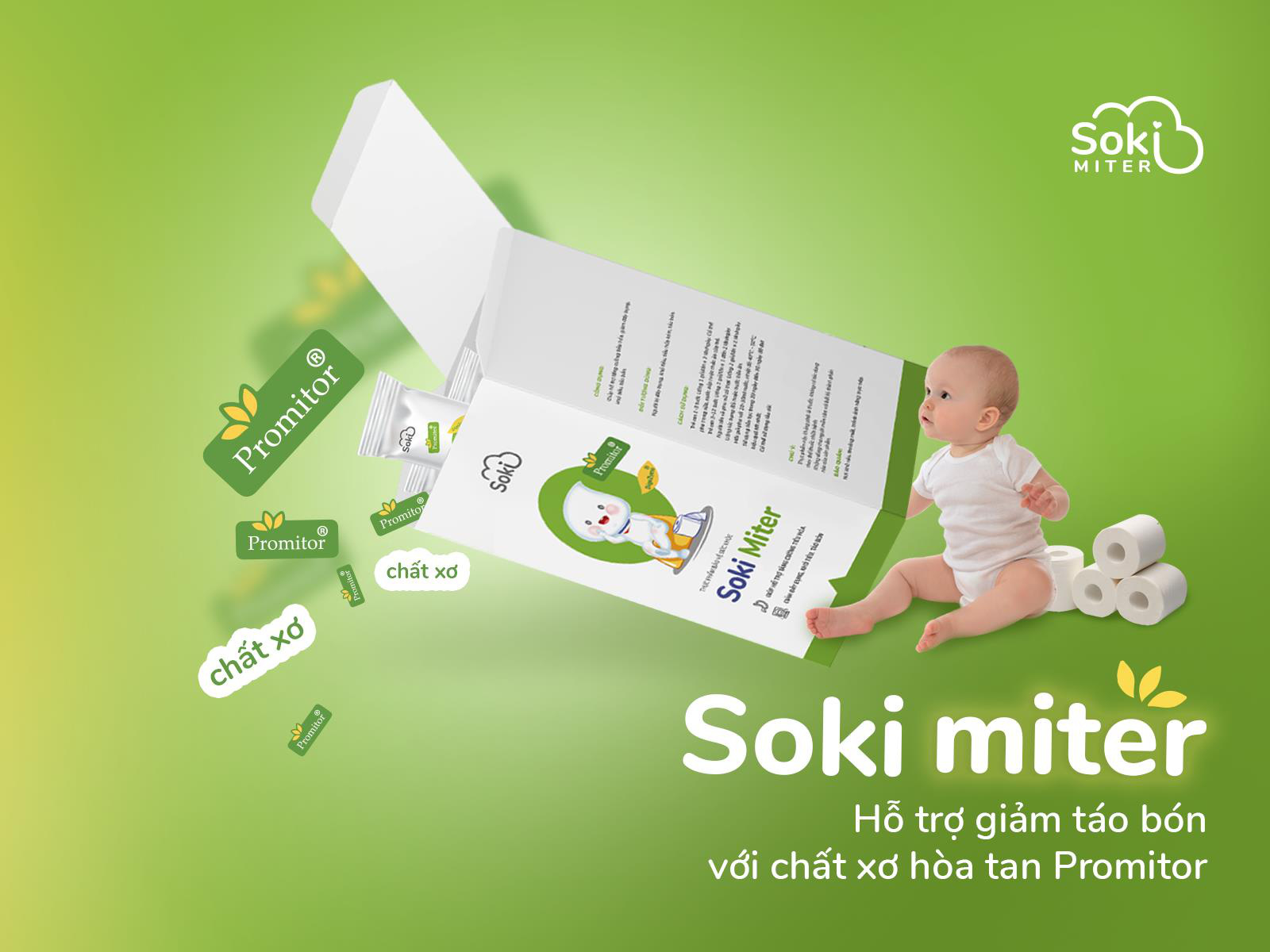 Soki Miter hỗ trợ con đẩy lùi táo bón, mẹ quẳng gánh lo âu - Ảnh 2.