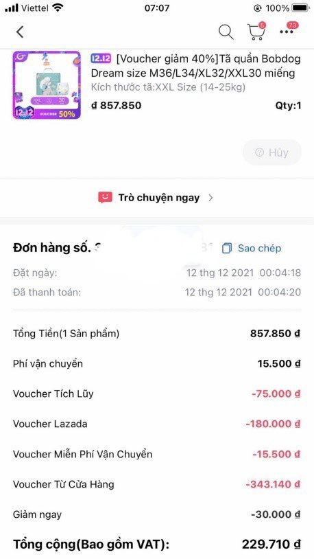 Chị em khoe loạt chiến tích săn sale 12.12 được mùa, tha hồ sắm item làm đẹp, bỉm sữa mà bill giảm như mơ - Ảnh 7.