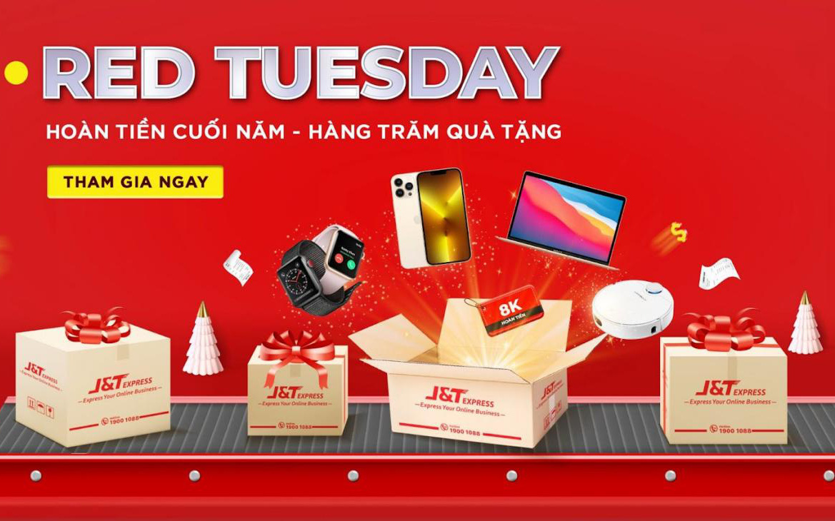 J&T Express tích cực tổ chức chương trình khuyến mãi phục vụ nhu cầu mua sắm cuối năm