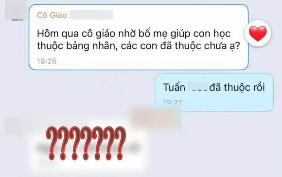 Cô giáo hỏi học sinh đã học thuộc phép nhân chưa, phụ huynh đồng loạt nhắn 6 CHỮ khiến cô tái cả mặt: Gọi cấp cứu gấp