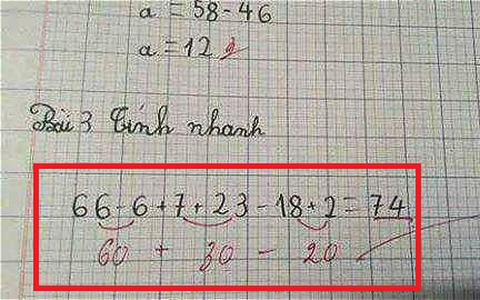 Cô sai hay trò sai: Bài toán cộng trừ khiến dân tình chia làm 2 phe, chỉ ra được vấn đề IQ không phải dạng vừa