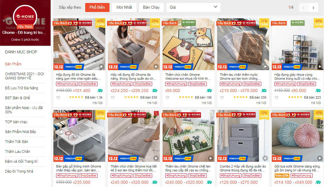 Gian hàng đồ trang trí nhà cửa gây bão Shopee, lượng bán tăng chóng mặt - Ảnh 1.