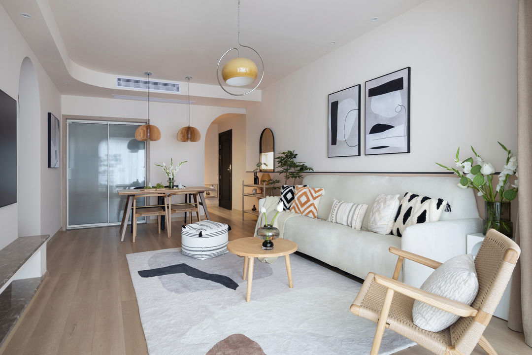 Sử dụng gam màu đất sét, căn hộ 102m² có được không gian sống bình yên đáng ghen tị giữa thành thị phồn hoa - Ảnh 3.