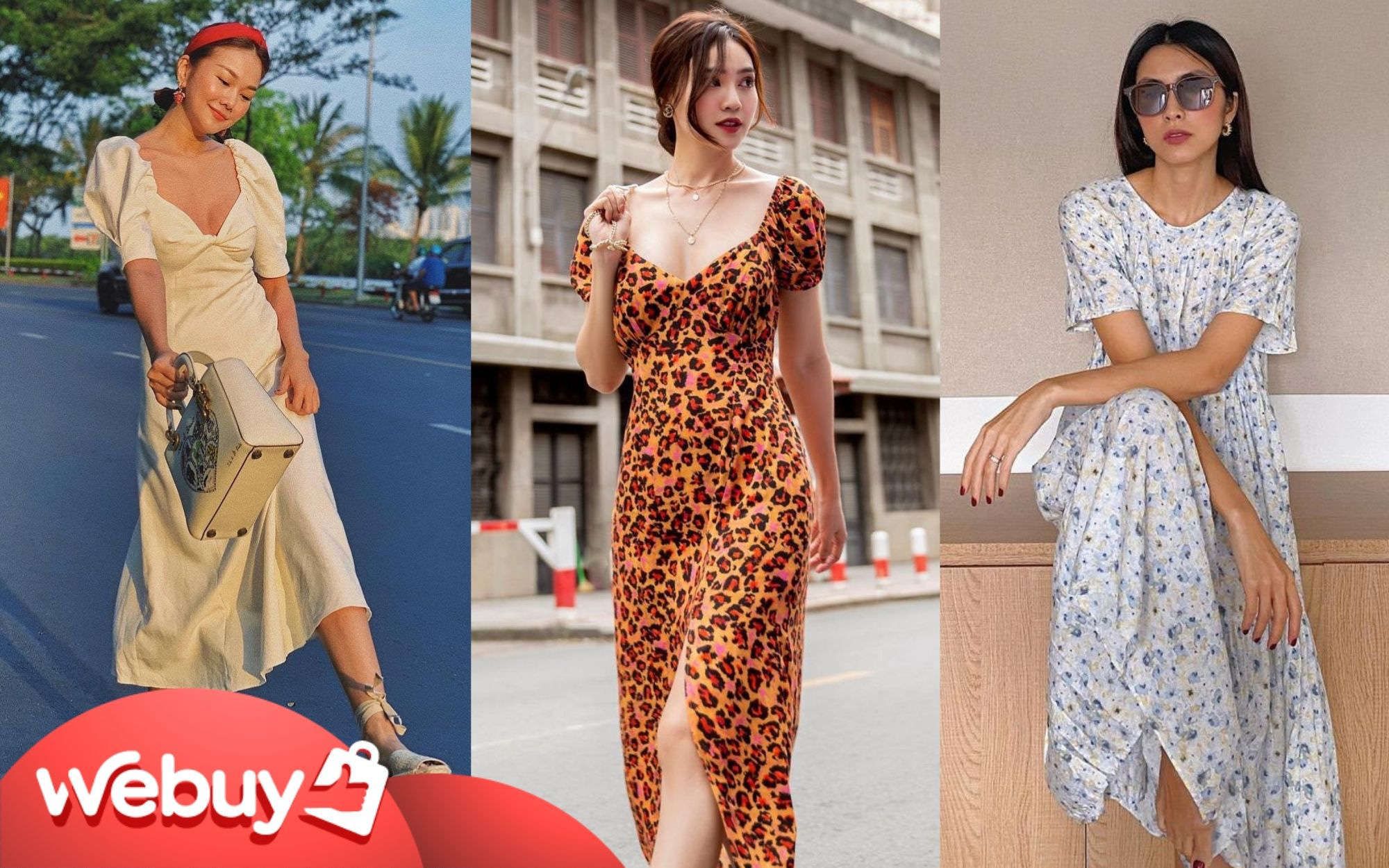4 mẫu váy &quot;tủ&quot; của sao Việt: Tất cả đều xinh và sang đến nỗi bạn sẽ muốn sắm hết để diện Tết