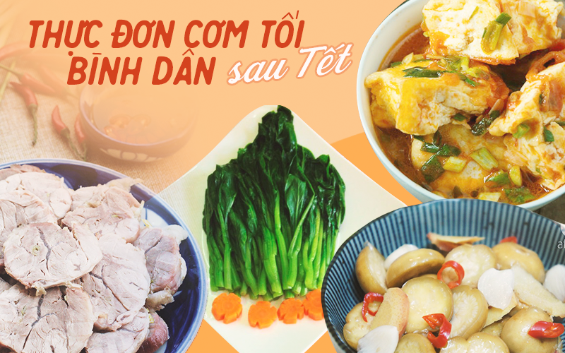 Bữa tối bình dân "vét sạch nồi" sau cả tuần "phủ phê" thịt cá