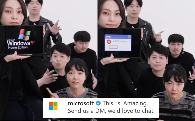 Nhóm nhạc Hàn gây bão mạng vì dùng mồm nhái tiếng Windows, song phản ứng từ Microsoft mới bất ngờ