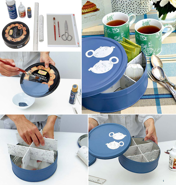 Làm gì với những chiếc hộp bánh quy sau Tết: Đừng vội bỏ đi vì cách DIY không tốn chút sức này sẽ giúp bạn sở hữu món đồ dùng lưu trữ hữu ích bất ngờ - Ảnh 6.