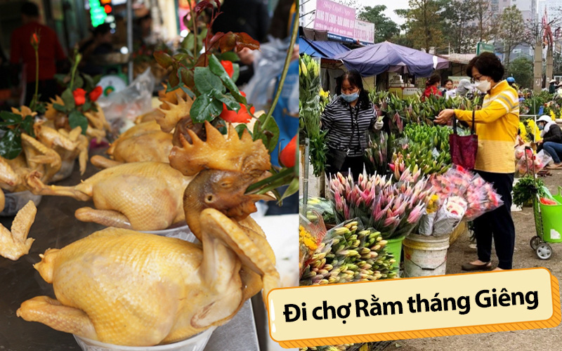Hoa tươi cúng Rằm tháng Giêng "rẻ chưa từng thấy", gà cúng và các thực phẩm khác tại chợ dân sinh ít biến động