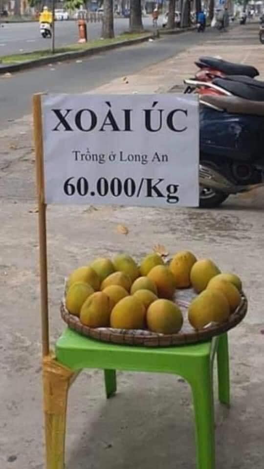 Hàng nho rong siêu to trên phố gây "xoắn não" người đi đường với biển hiệu giới thiệu xuất xứ vô cùng hài hước - Ảnh 2.