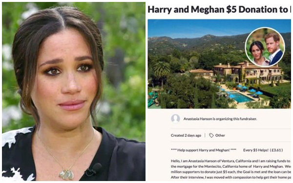 Chuyện thật như đùa: Dân Mỹ quyên góp giúp vợ chồng Meghan mua nhà sau màn than khổ bị cắt tài chính, Harry có thực sự &quot;nghèo&quot; đến như vậy?
