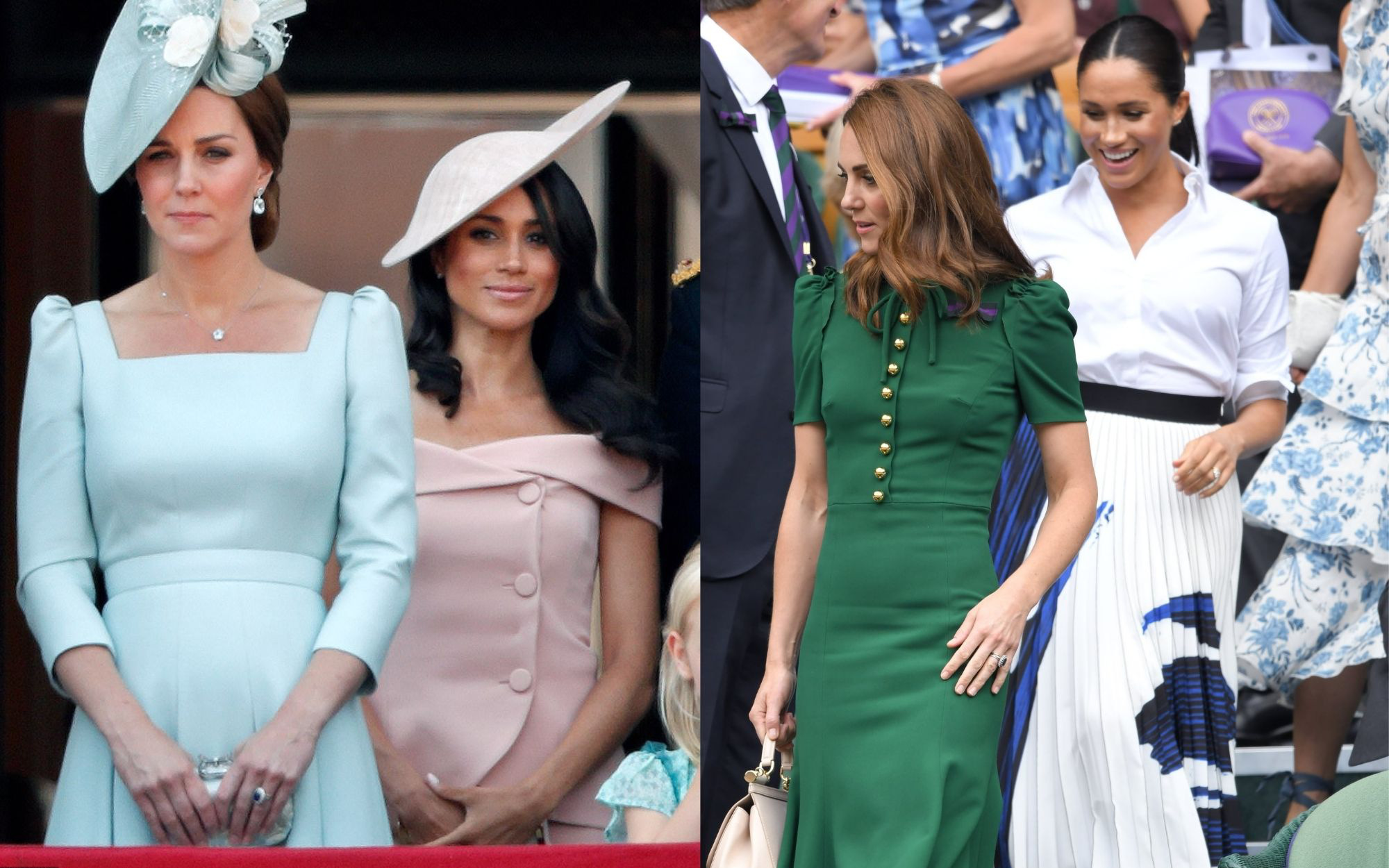 So kè style của Kate và Meghan thuở còn hay sánh bước bên nhau: Sự &quot;nổi loạn&quot; của em dâu luôn lấn át vẻ chững chạc của chị?