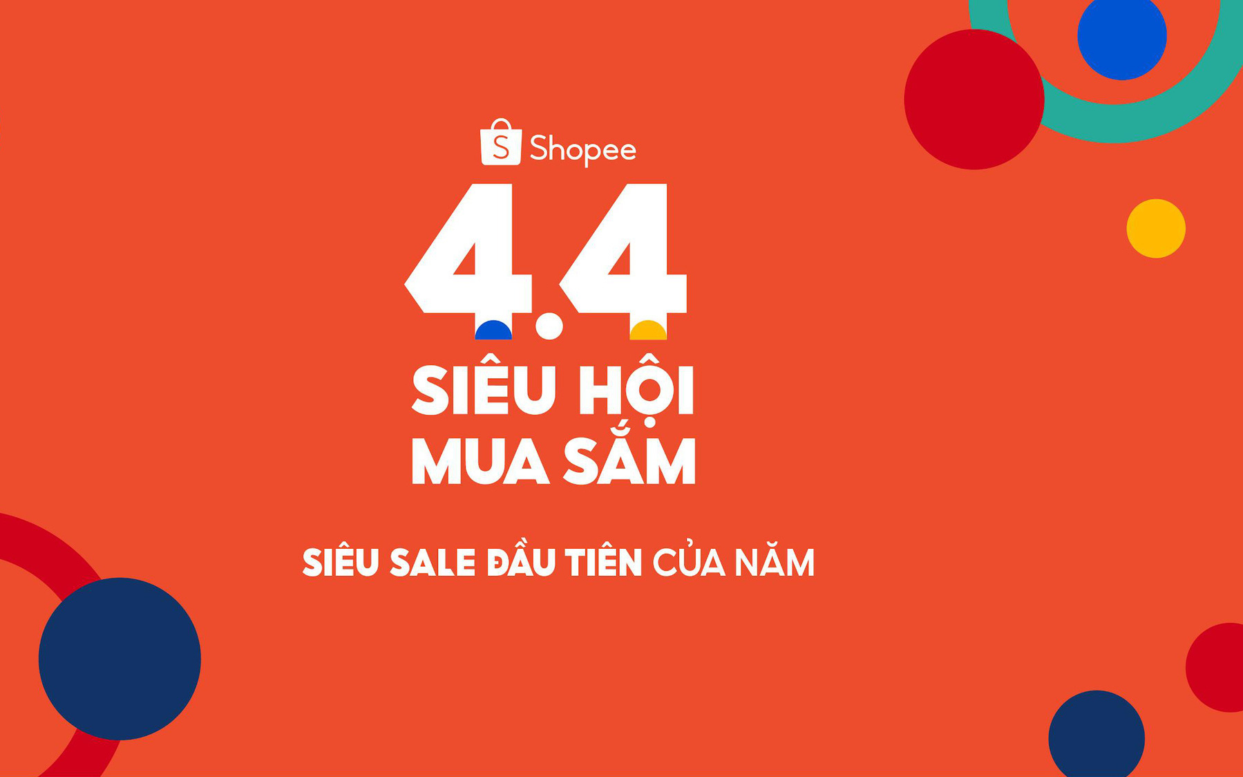 Shopee khai hội mua sắm 4.4, đánh dấu siêu sale đầu tiên của năm 2021 trên toàn khu vực