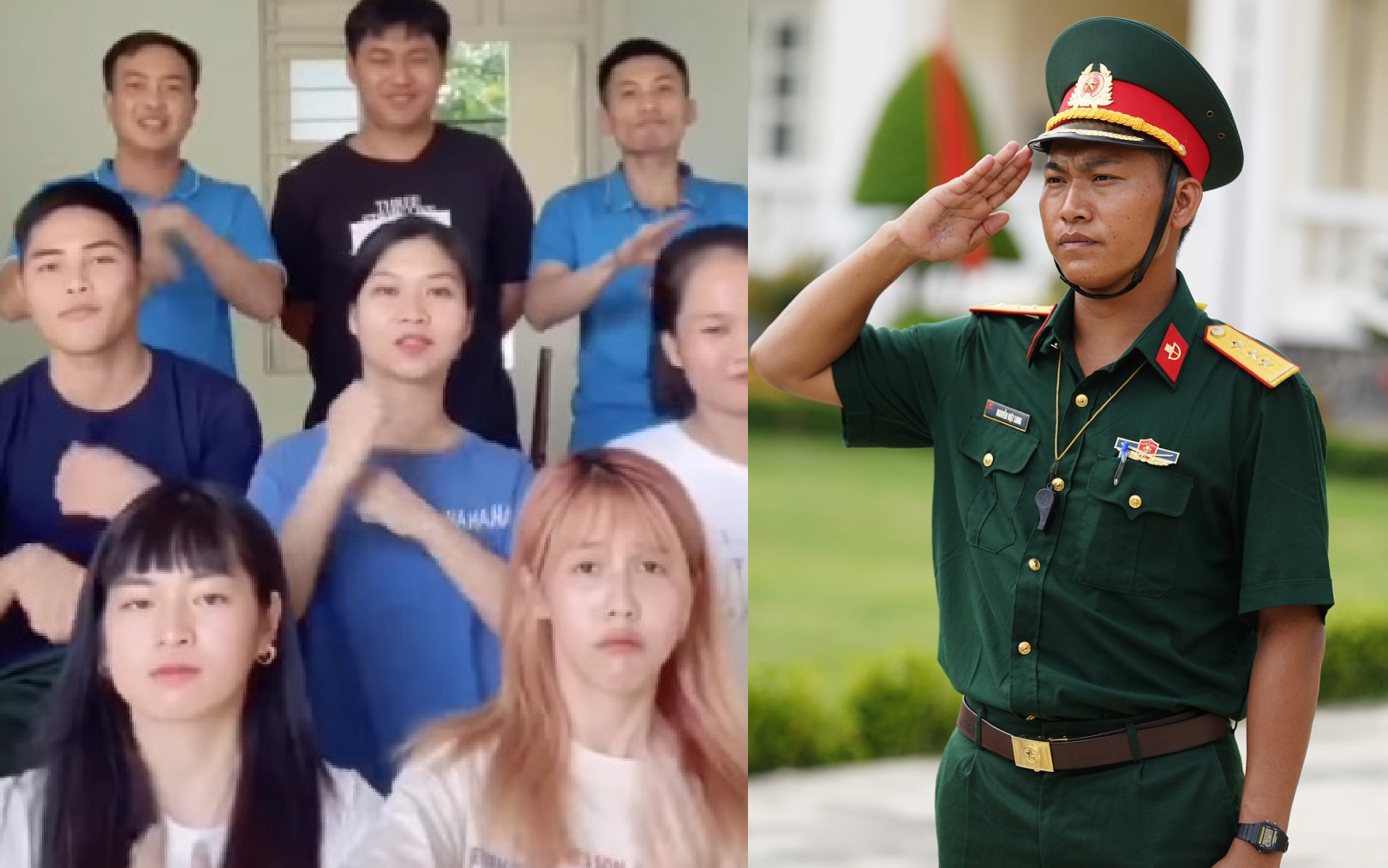 Sao nhập ngũ: Giữa lùm xùm, Hậu Hoàng vẫn vui vẻ đăng video "nhún nhảy" với Mũi trưởng Long khiến fan thích thú