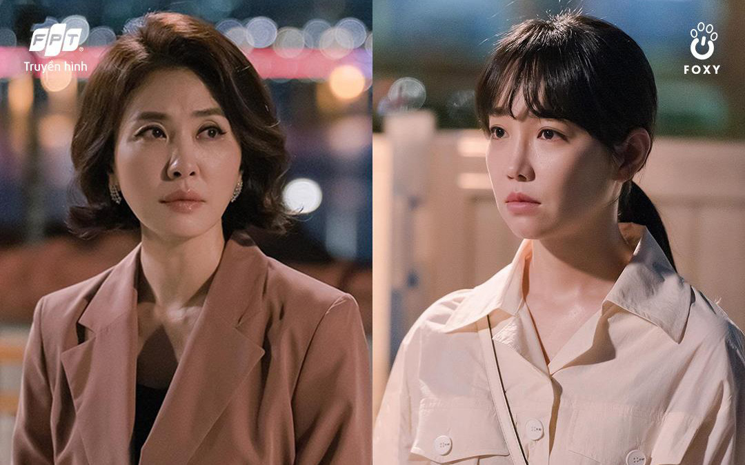 Cú đổi màu ngoạn mục giữa 'ác nữ' Lee Yoo Ri và 'bà mẹ quốc dân' Lee Il Hwa trong bộ phim Ngàn Lời Nói Dối