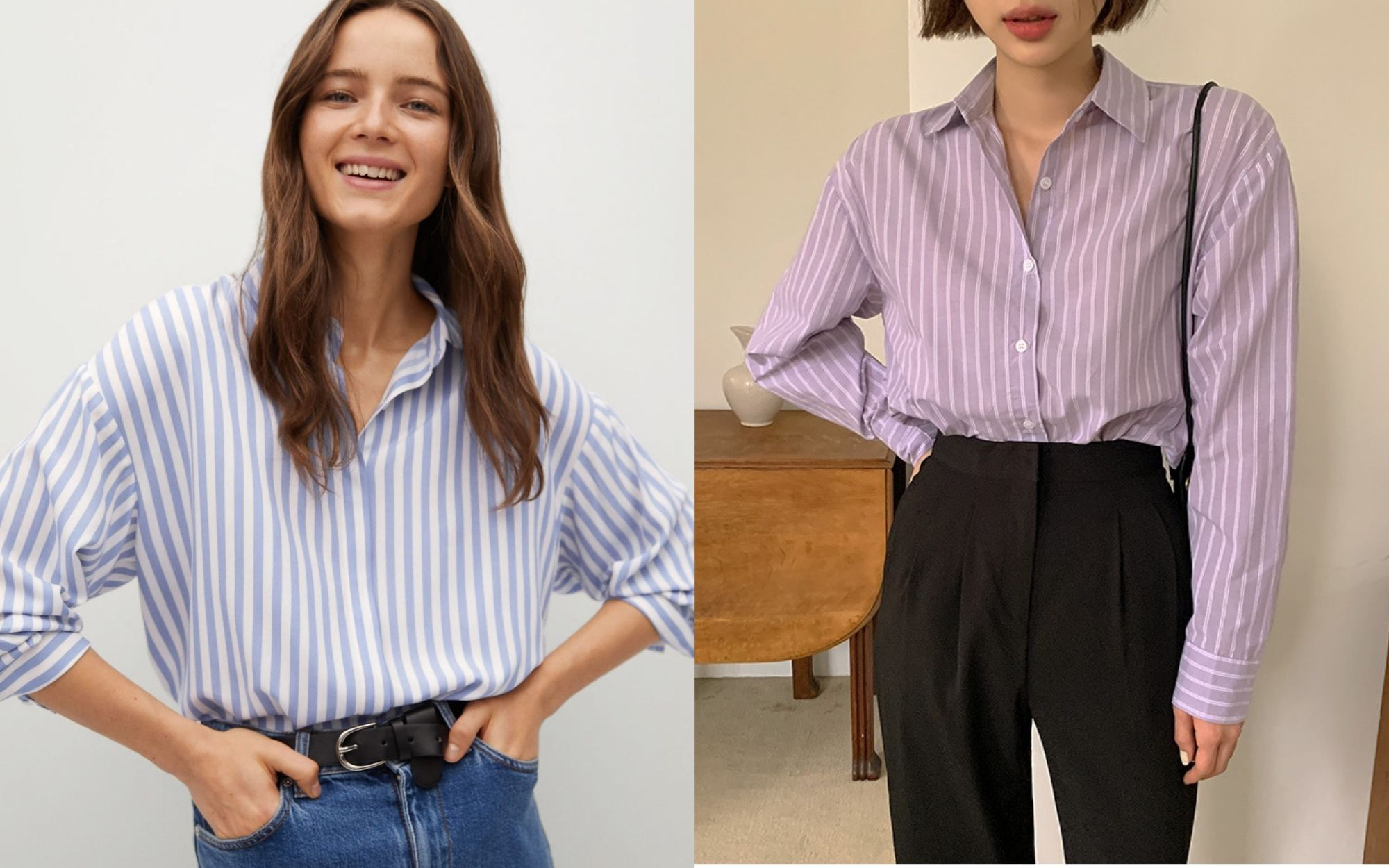 Nàng BTV khẳng định mua kiểu áo sơ mi này là quyết định cực sáng suốt vì mặc kiểu gì cũng đẹp