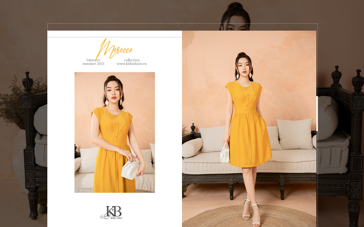 Hô biến tủ đồ công sở mùa hè với phong cách “Morocco” của KB Fashion