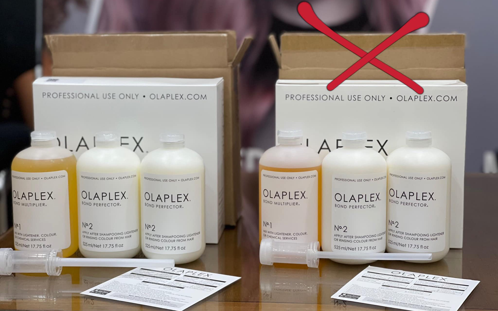 Sản phẩm chữa trị tóc Olaplex thì xịn rồi nhưng chị em hãy dắt túi ngay cách kiểm tra này để khỏi dính hàng giả nhan nhản