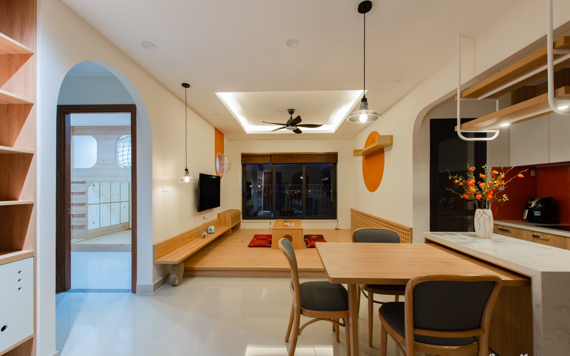 Căn hộ 78m² mang đậm phong cách Nhật với chi phí 250 triệu ở Nha Trang
