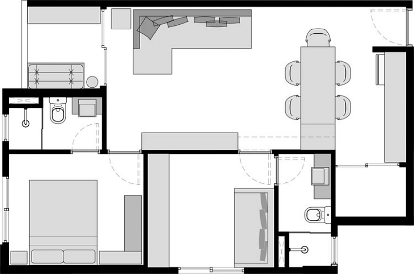 Cuộc sống ngọt ngào bên trong căn hộ 17m² với vẻ đẹp mang phong cách Bắc Âu - Ảnh 2.
