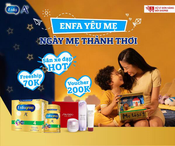 Ngày hội siêu thương hiệu Enfa tặng quà cực đã, “mẹ bỉm” thảnh thơi ở nhà mua sắm thả ga - Ảnh 1.