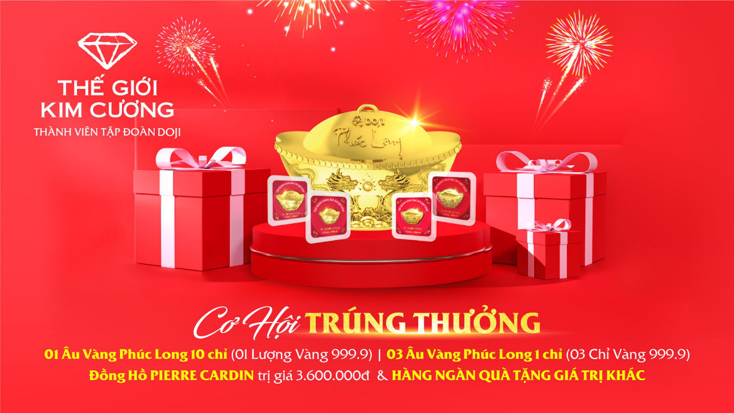 Thế Giới Kim Cương tung ưu đãi tới 30%, cơ hội trúng vàng 999.9 - Ảnh 2.