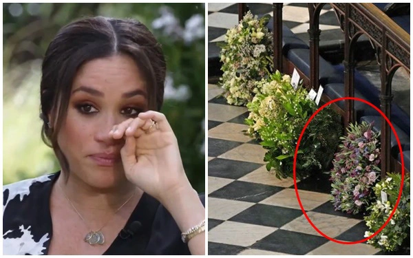Chuyên gia vạch trần chiêu trò của Meghan Markle khi gửi vòng hoa và thư tay đến tang lễ Hoàng tế Philip: Một mũi tên trúng hai đích!