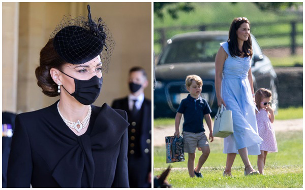 Sau một loạt cử chỉ tinh tế trong tang lễ hoàng gia, Công nương Kate xuất hiện cùng 3 con nhỏ và &quot;ghi điểm&quot; với cách ứng xử tuyệt vời