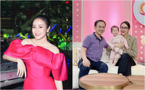 MC Phí Linh mang theo con gái nhỏ đến trường quay, hội chị em thả tim tới tấp cho nhan sắc "ngọt lịm" của hot mom 8X