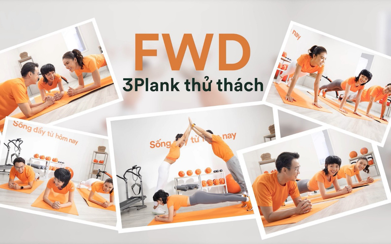 Bộ ba Tóc Tiên, Minh Tú và Quang Bảo rủ nhau tham gia “FWD 3PLANK thử thách” nhằm gây quỹ từ thiện