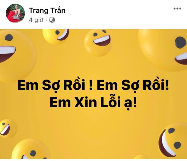 Trang Khàn khóa Fanpage sau 30 phút đăng trạng thái nhắc tới bà Phương Hằng - vợ Dũng "lò vôi": "Em thua chị được chưa?" - Ảnh 2.